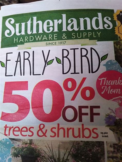 Sutherlands joplin mo - Sutherlands Lawn & Garden department carries a wide variety of plants for your yard or garden including a selection of shade and fruit trees and more. My Account Login Create an Account My Lists Address Book Email Preferences Edit My …